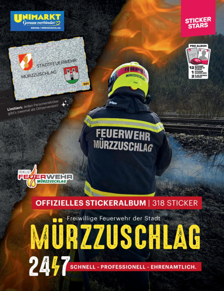 Mehr über den Artikel erfahren Stickeralbum der Feuerwehr Mürzzuschlag